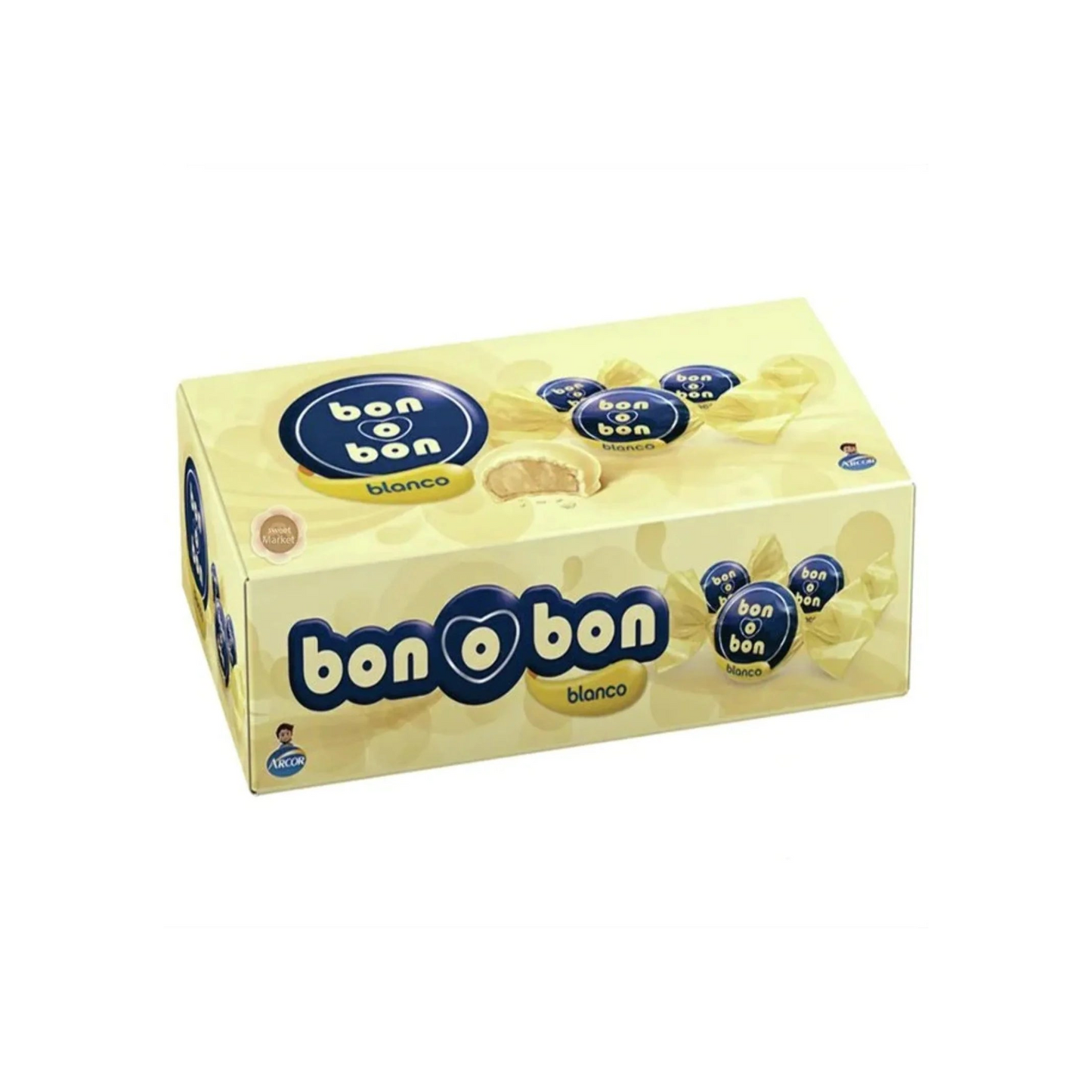Bon o Bon Arcor chocolate blanco caja x 30 chocolates